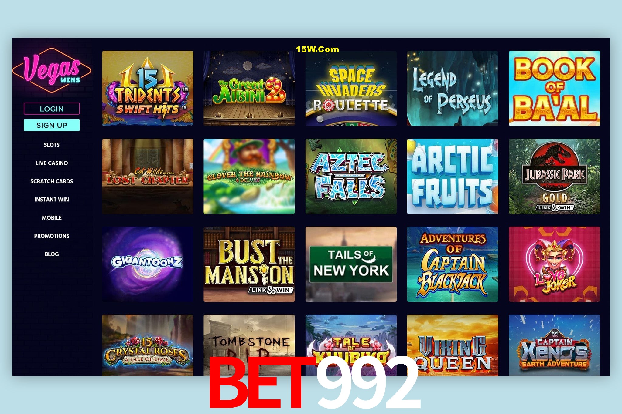 Bonus Features Bet992